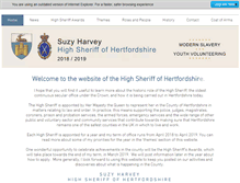 Tablet Screenshot of highsheriffofhertfordshire.org.uk